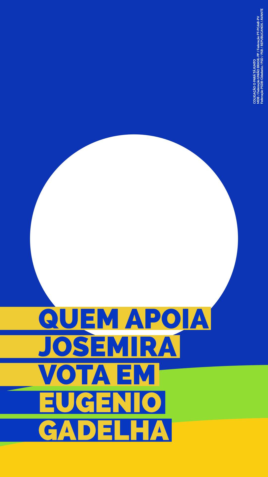 Story · Quem apoia Josemira vota em Eugenio